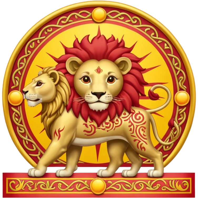 پرچم شیرخورشید ایران emoji