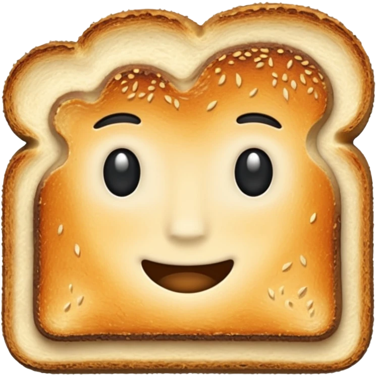 Beige toast  emoji