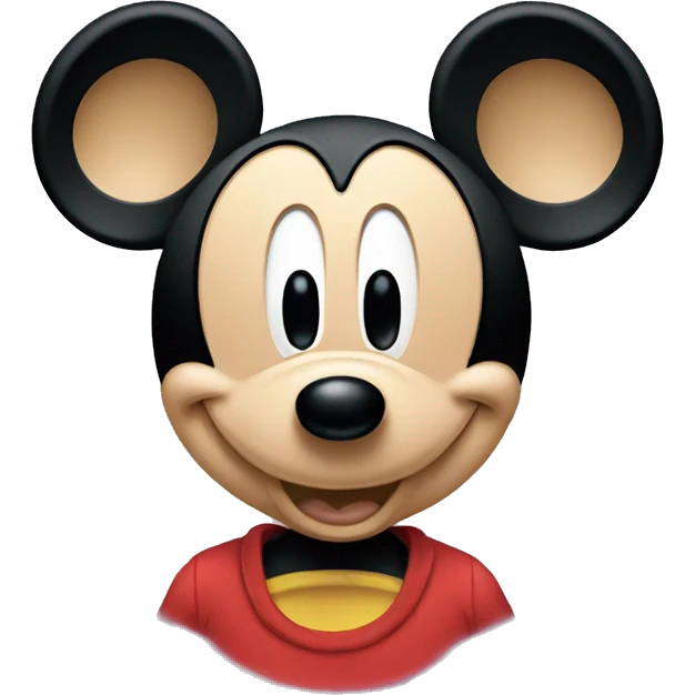 Mickey mouse emoji
