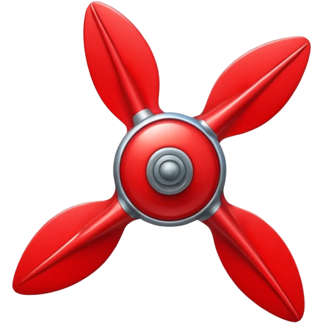 Red propeller emoji