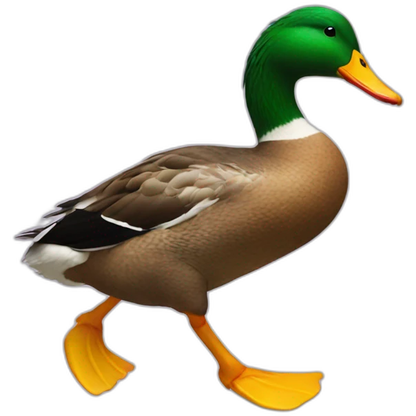 Dancing duck emoji