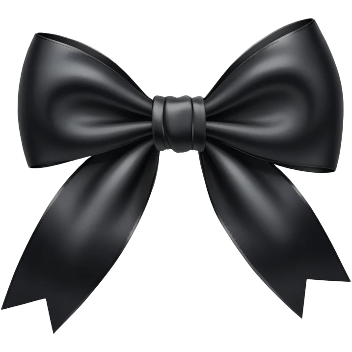 black bow emoji