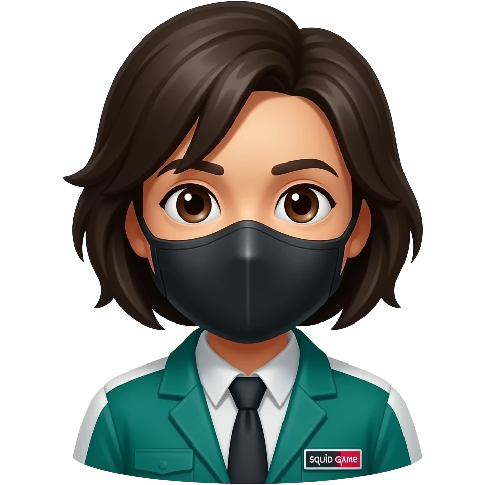 Squid game deki gardiyan emoji