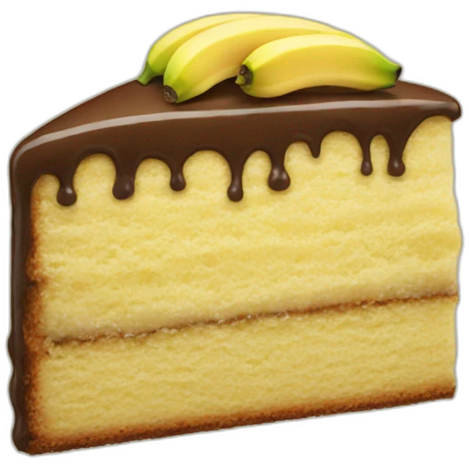 Banana cake emoji