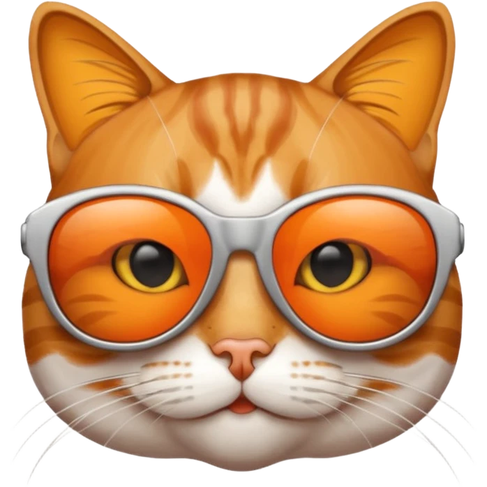Cat wearing sunglasses emoji