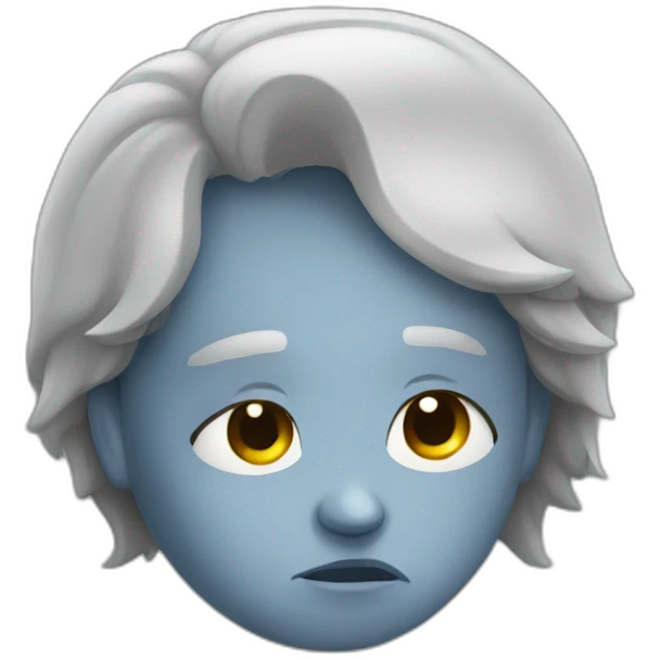 Triste emoji