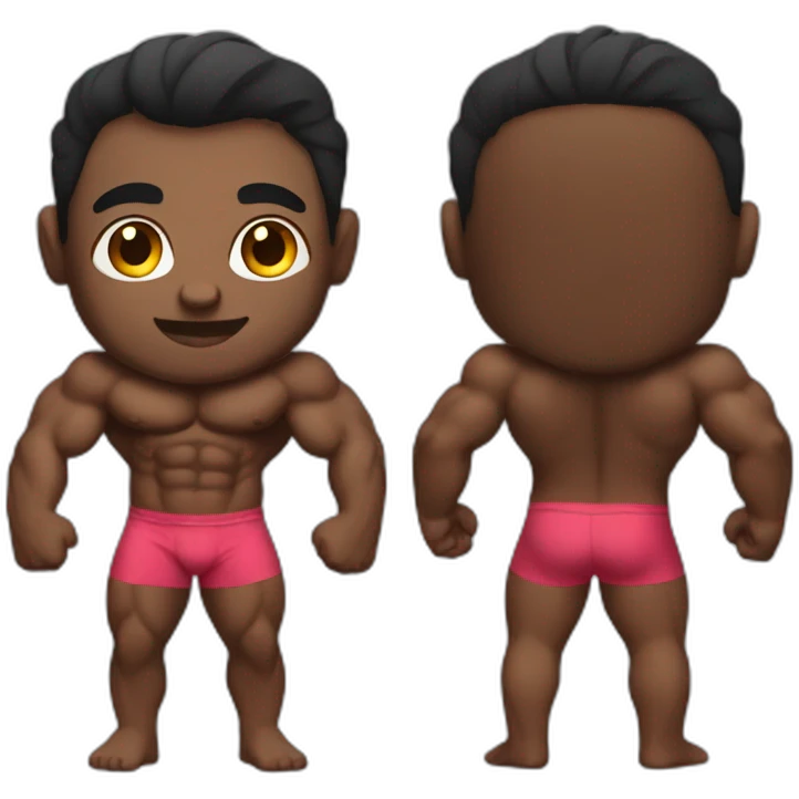 dark-skinned-indian-bodybuilder emoji