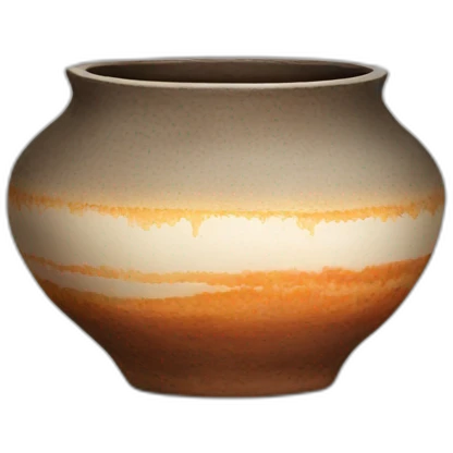 wood fired glazed pot emoji
