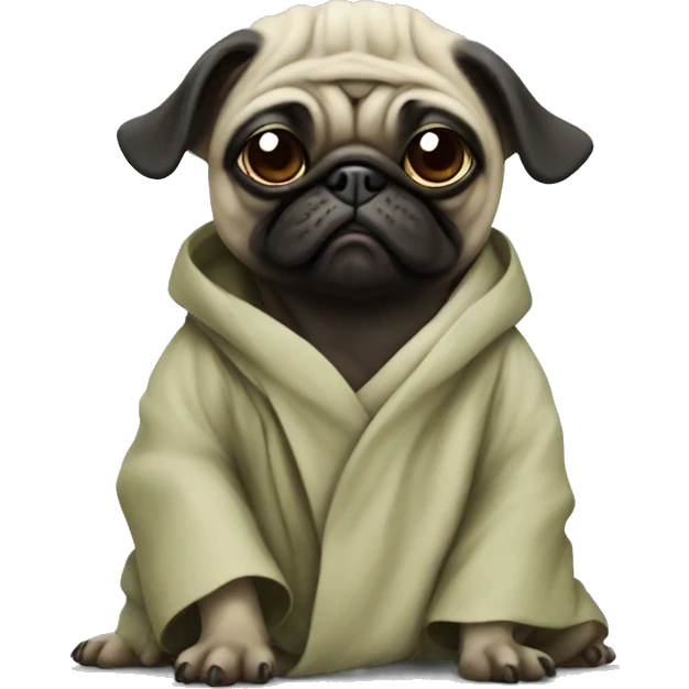 Yoda pug emoji