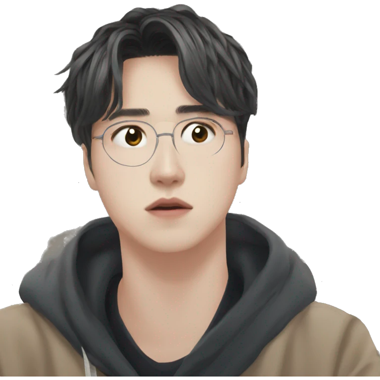 HYUNJUN is tired emoji