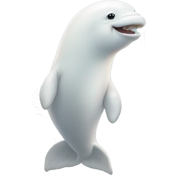 beluga middle finger emoji