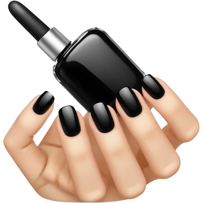 nail art black emoji