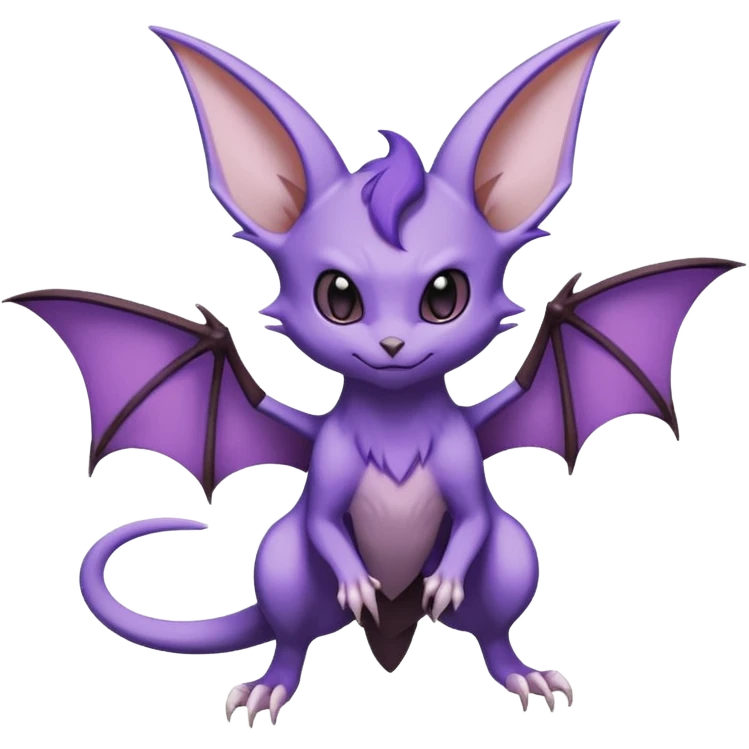 Noivern-Noibat-Delcatty-Espeon-Rattata-Pokémon  emoji