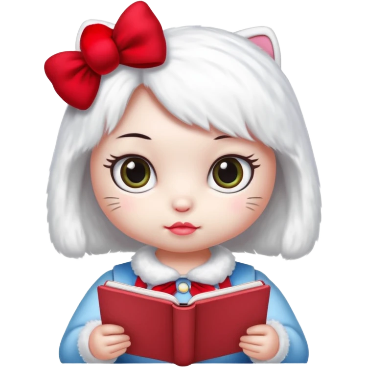 هيلو كيتي تدرس emoji