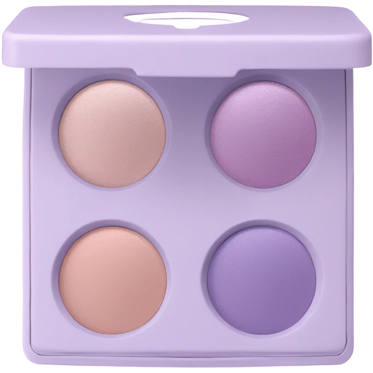 eyeshadow box pastel purple  emoji