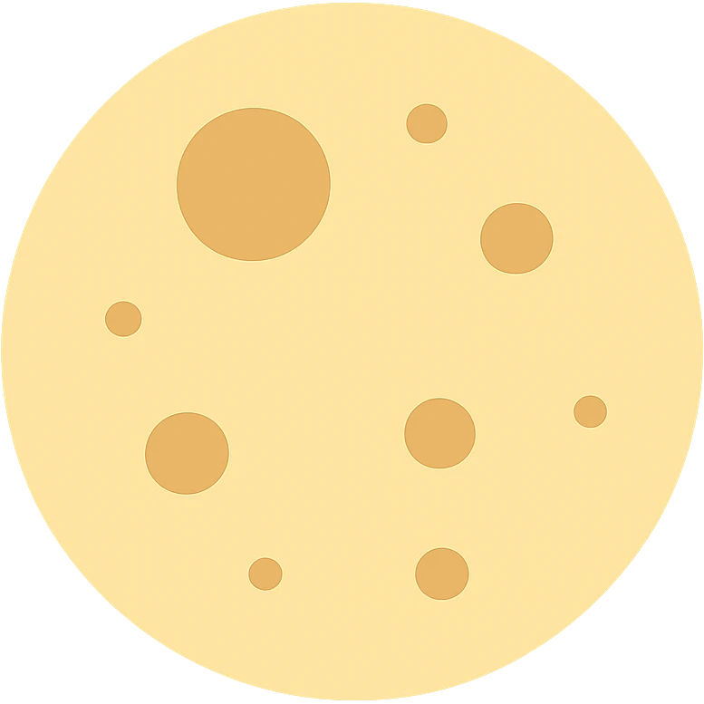 The moon emoji