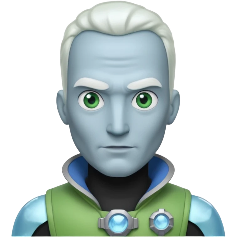 mr freeze with green shirt emoji