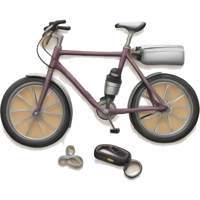 bike on the floor emoji