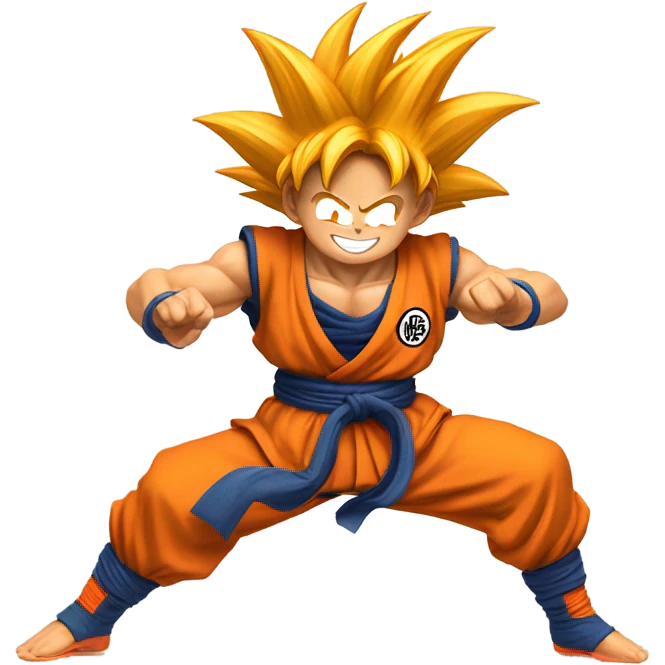 dancing goku emoji