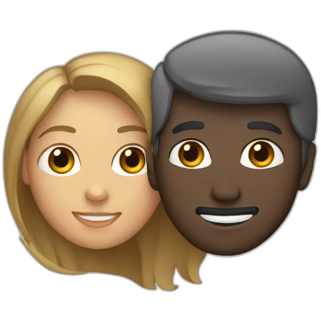 2 personnes qui se font un câlin emoji