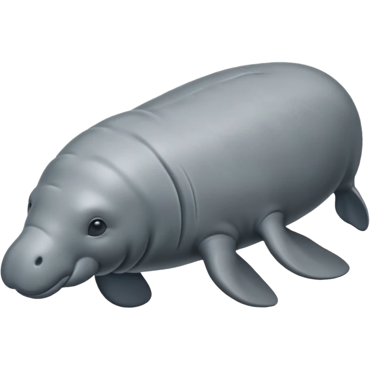 Manatee side view emoji