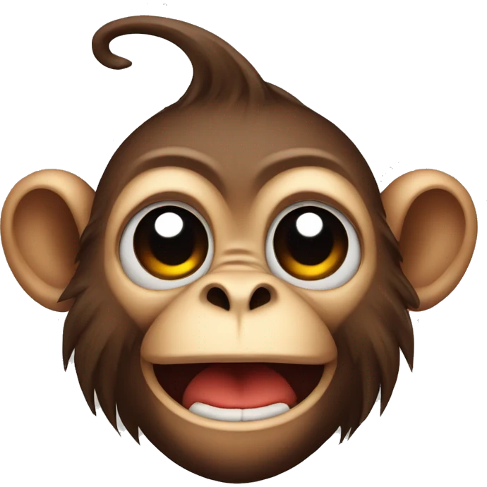 monkey in devil horns  emoji