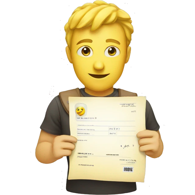 yellow verification check for fantasy writer emoji