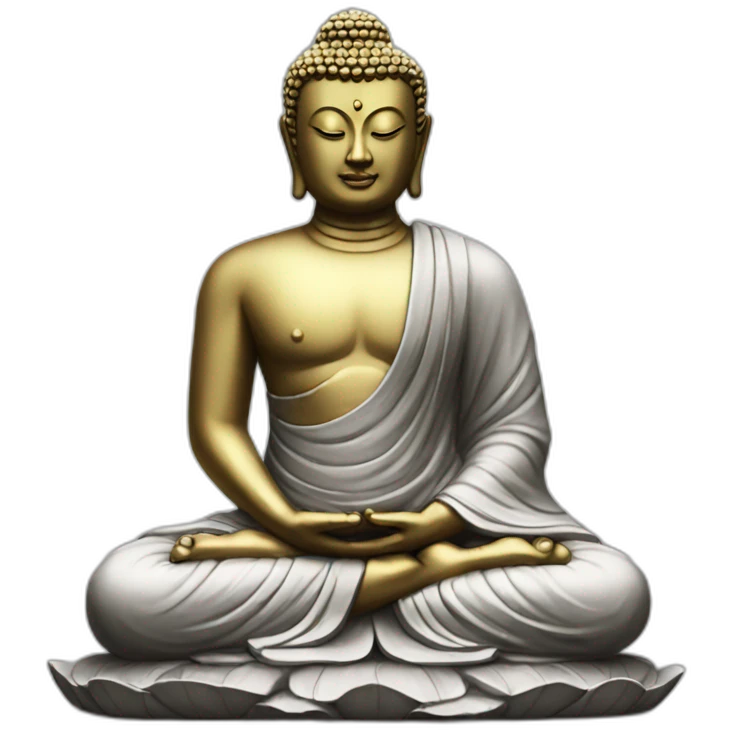 buddha statue photo realistic emoji