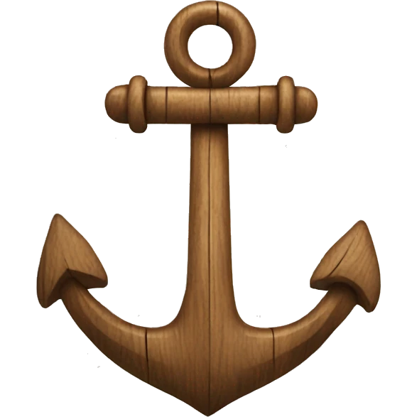 wooden anchor emoji