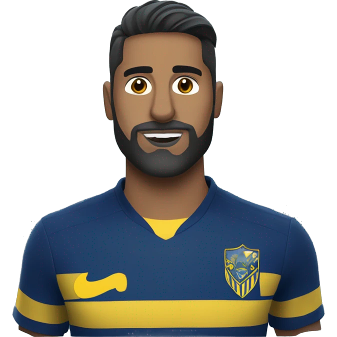 Boca juniors pelad barba emoji