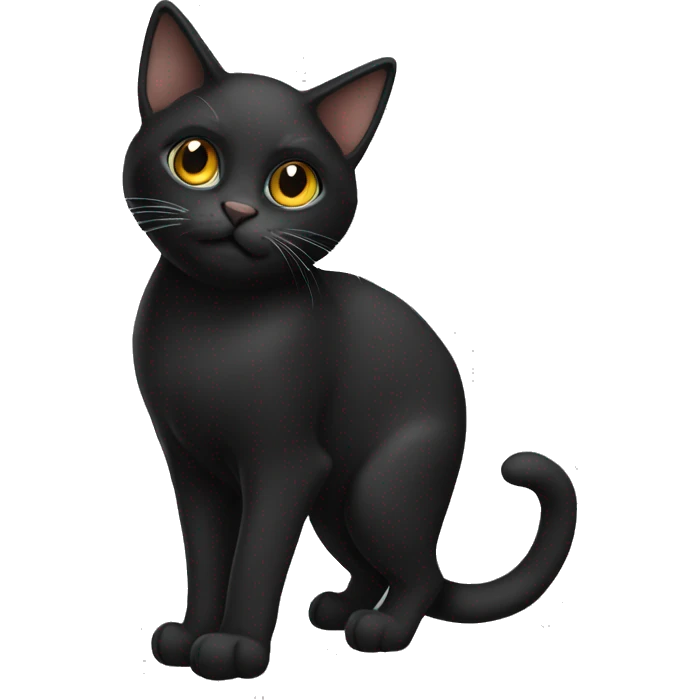 cat black emoji