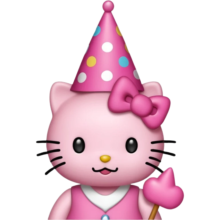 Hello kitty saying happy 17th birthday  emoji