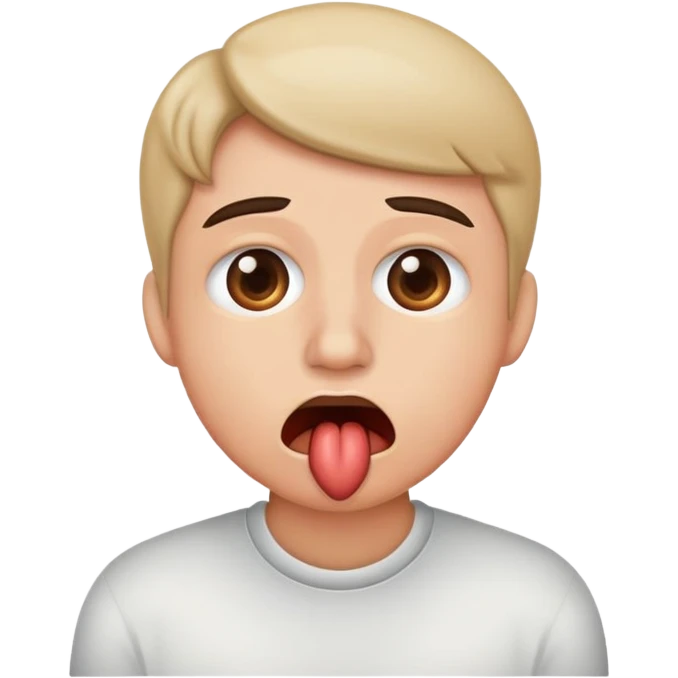 bite lip emoji