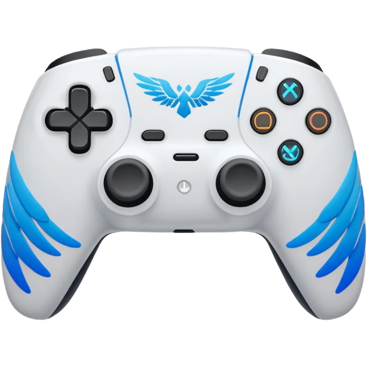 manette ps5 avec les ailes d'anges emoji