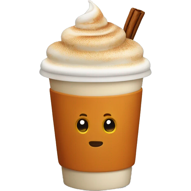 Pumpkin spice latte  emoji