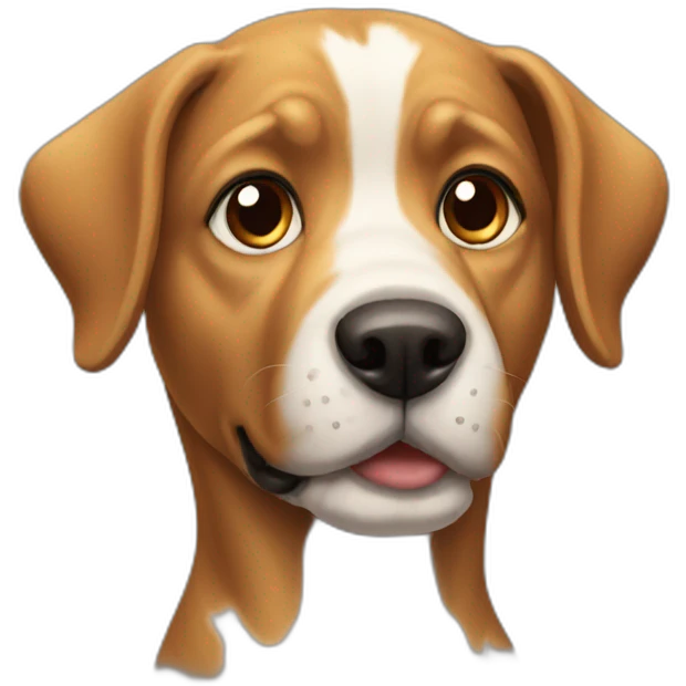 Human dog emoji