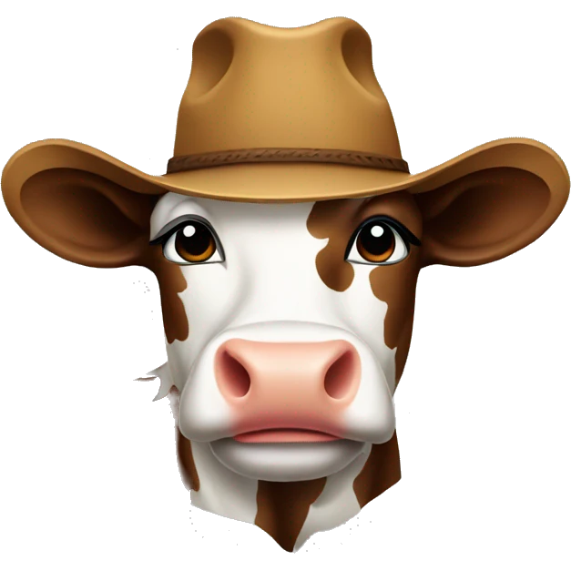Cowboy cow emoji