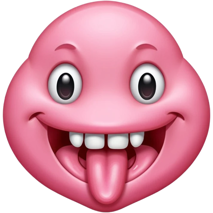 freaky drooling toungue out emoji