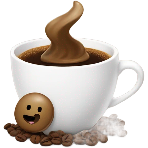 crypto coffee poop emoji