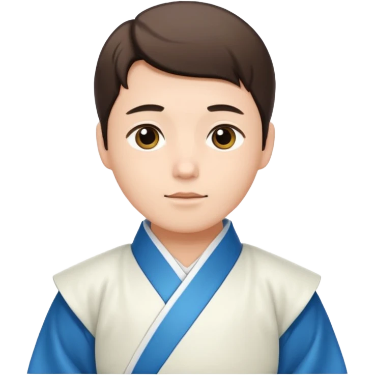 man in white hanbok emoji