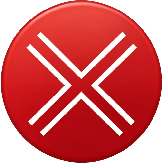 simbolo de denegado emoji