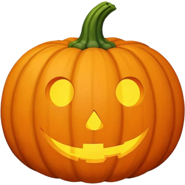 Pumpkin without face emoji