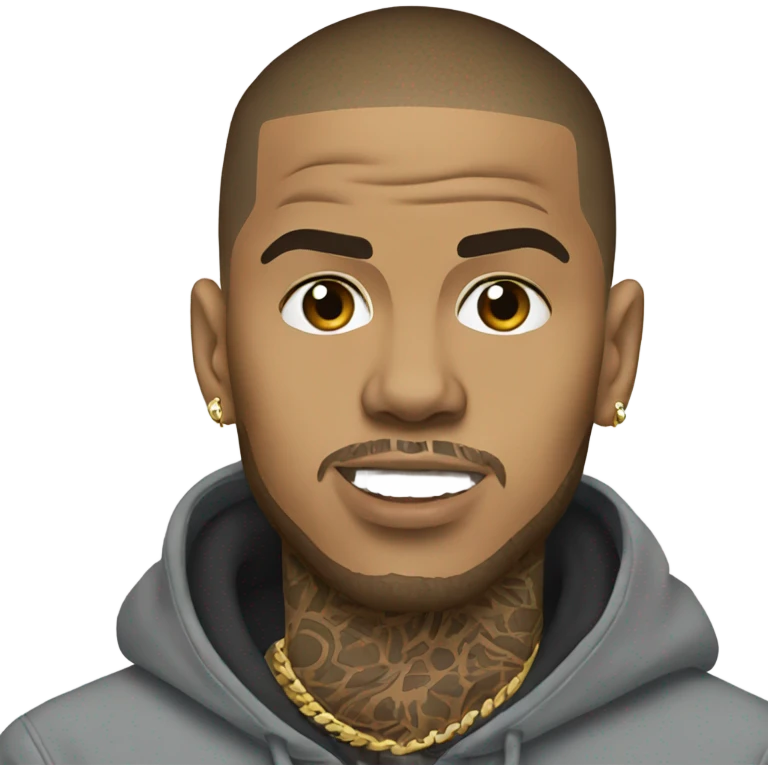 Chris Brown emoji