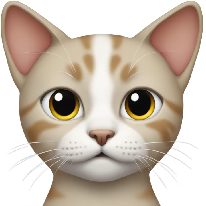 Cat with no eyes emoji
