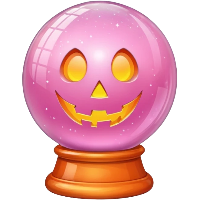 pastel pink orange halloween   globe emoji