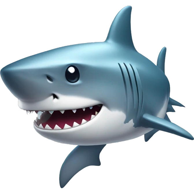 a shark with magic hat on it's head emoji