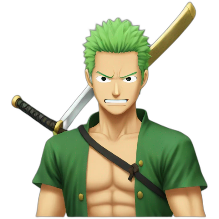 Zoro-one-piecem emoji