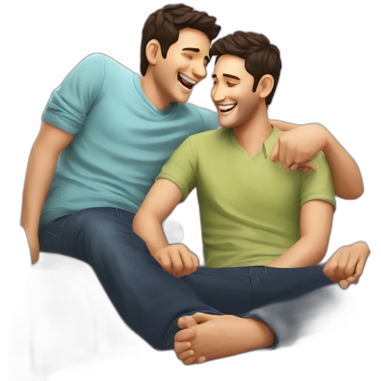 mahesh babu laughing together emoji