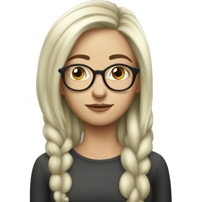 A woman who is around 29, likes to smoke weed, lives in Warsaw, Poland, is pretty skinny and has mouse-colored hair emoji