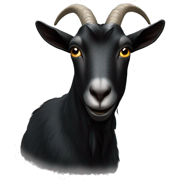 black goat emoji